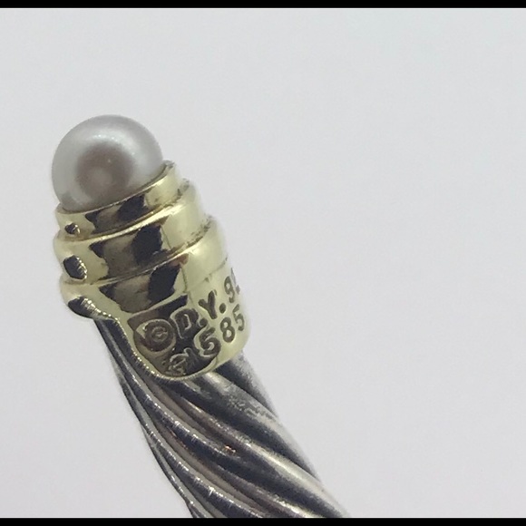 David Yurman Cable Bracelet with Pearls - Picture 4 of 4